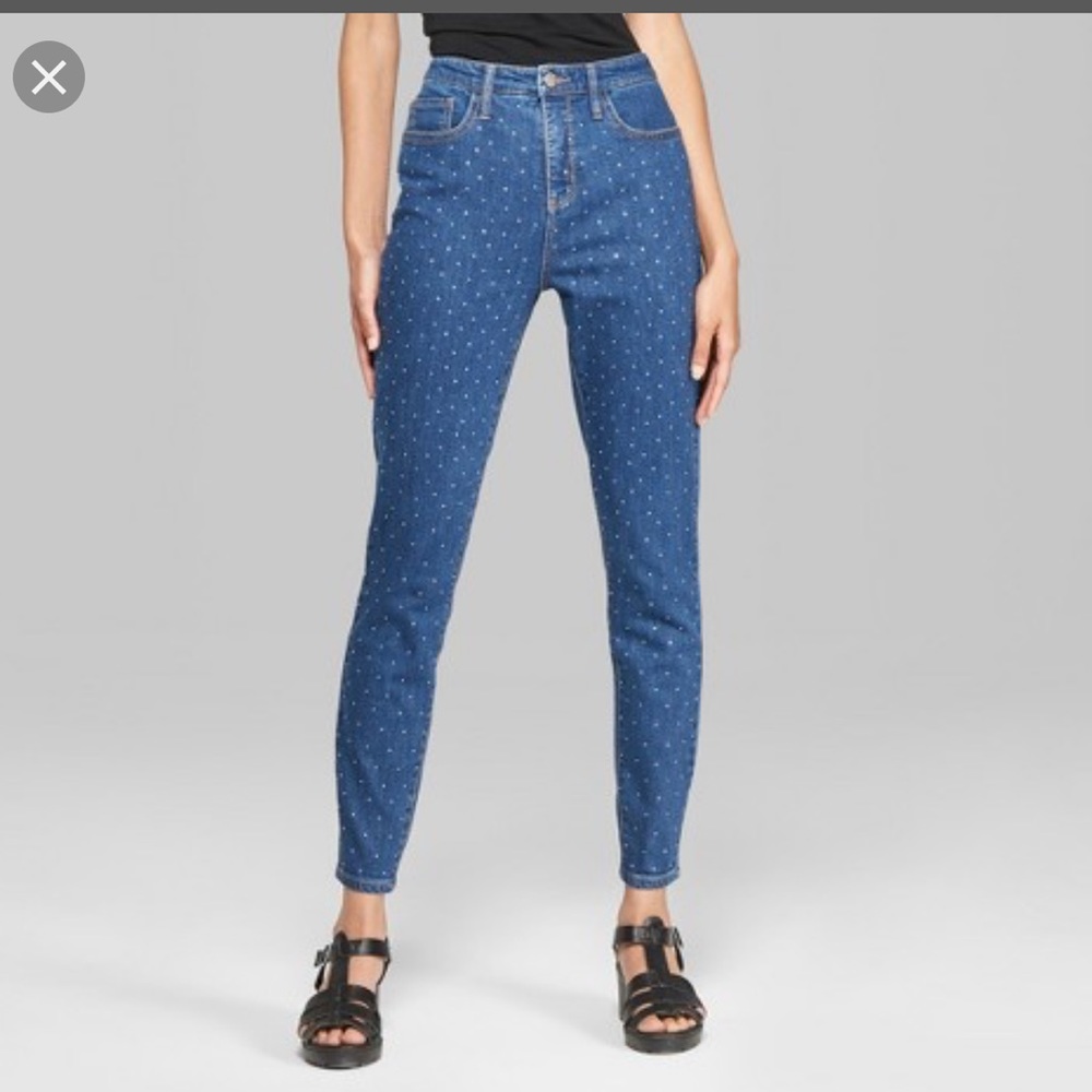 High rise jeans